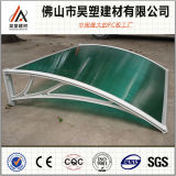 China Factory Direct Green Polycarbonate Hollow Sheet Awning for Doors and Windows Easy to Install