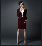 Made to Measure Fashion Stylish Office Lady Formal Suit Slim Fit Pencil Pants Pencil Skirt Suit L51644