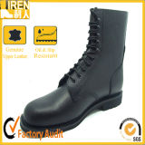 Black Slip-Resistant Military Combat Boots for Army Men