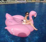 Custom Lovely Animal Shape Flamingo Inflatable Swim Rings for Children and Adult, PVC Swimming Pool Float