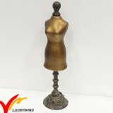 Vintage Golden Jewelry Stand Mini Mannequins