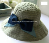 Fabric Bucket Hats with Big Bowknot for Girl (CPA_90059)