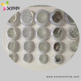 Fashion Polyester Coat Button with with Sparkling