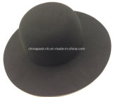 Classic Black Artificial Wool Lady's Hats (CPA_23011)