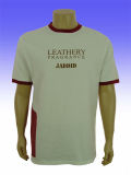 100%Cotton Light Weight Jersey Printed Crew T-Shirt for Men