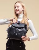 Guangzhou Factory Wholesale Travel Fashion Designer Ladies PU Leather Backpack