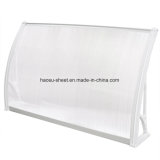 Polycarbonate Hollow Sheet Canopy Awnings for Door and Window