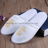 Cotton Waffle Hotel Slipper with Embroidery Logo