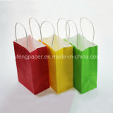 High Quality Kraft Printed Paper Bag with Paper Handle