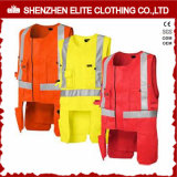 High Visibility Sleeveless Workwear Vest in Plus Size (ELTHVVI-13)