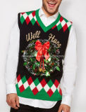 Light up Wreath Well Hung Ugly Christmas Sweater Vest