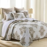 Cotton Rotary Print Quilt in Natural (DO6098)