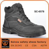 Buffalo Leather Lightweight Mining Safety Boots for Heavy Industrial Work Sc-6578