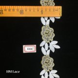 5cm Beautiful Foral Trim Lace, Flower Fringe Lace for Wedding Dress Accessories Hme836
