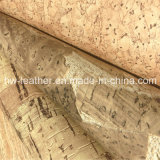 Wood Grain PU Faux Cork Leather for Desk Wall Floor (HW-614)