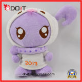 OEM Logo Embroidery Doll Plush Stuffed Doll for Promotion Gift