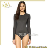 Seamless Long Sleeves Sport One Piece Swimsuit