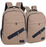 Three Colors Rucksack Canvas Pack Leisure Bag Hiking Backpack