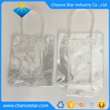 Custom Waterproof Clear PVC Shopping Bag with Handle