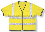 Uve011 100% Polyester Vest Garment Work Suit Overalls Labour Suit Cloth Coat Reflective Clothes