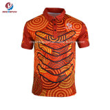 Custom Sports Wear Golf Shirts Sublimated Polo Shirts for Aboriginal