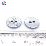 Two Holes Metal Button, Zinc Alloy Button, Nickel Free Button