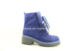 New Comfort Low Heel Casual Women Boots with Lace