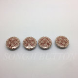Four Color Printed at The Metal Button for Garment Accessory