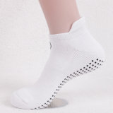 White Colour with Anti-Slip Dots Trampoline Socks