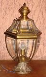 Bronze Desk Lamp with Glass Decorative Table Lighting for Indoor or out Door 18973