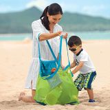 Promotoin Portable Sand Away Pack Carrying Tote Mesh Beach Bag