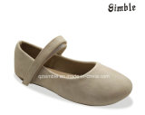 Kids Flat Ballerinas Shoes with PU Leather Material