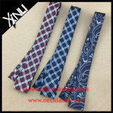 China Factory Wholesale Skinny Woven Jacquard Silk Tie