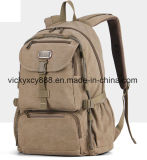 Men Canvas Traveling Leisure Laptop Computer Outdoor Sports Backpack (CY3669)