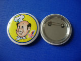 Button Tin Badge with Tinplate, Printing Badge (HY-MKT-0050)
