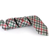 Silk Formal Plaid Custom Made Uniform Logo Neckties