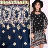 30s Plain Woven Printing Rayon Fabric for Girls Dress