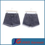 Women Brown Denim Mini Pants (JC6093)