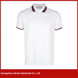 Best Quality 100% Cotton Pique White Polo T Shirt (P71)