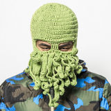 Unique Octopus Mask Handmade Knitting Knitted Winter Hat