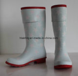 New Fashion Printing Rubber Boots, Change Color Boots, Ladies' Boots