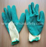 3/4 Crinkle Latex Coated Gripper Work Gloves
