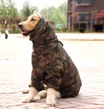 Camouflage Raincoat Light Clothes Waterproof Large Dog Golden Retriever Raincoat with Hood Pet Overalls