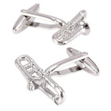 VAGULA Silver Plated Sax Lovely Cuff Links