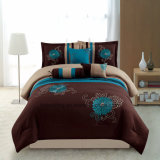 Luxury Comforter 9 PCS Sets Include Pillow, Comforter, Bedskirt/ Wholesale Comforter Sets Bedding Set Home Textile