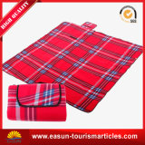 Wholesale Printed Christmas Plush Red Picnic Blankets