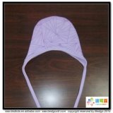 Purple Color Baby Accessory Gots Baby Beanie