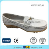 Hot Selling Leather Lining Slip on Loafer China Women Shoes
