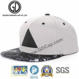 High Quality 2017 Custom Fitted Hat Black Snapback Cap with Leather Patch
