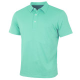 Manufacturer Made 3 Button Fastening Men's Golf Polo Shirt with Logo